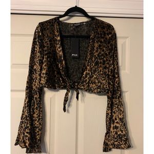 Nasty Gal Leopard Top